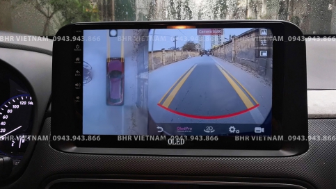 Màn hình DVD Oled C8S New liền camera 360 Hyundai Kona 2018 - nay
